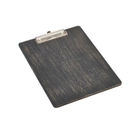 Black Wooden Menu Clipboard A4 24x32x0.6cm
