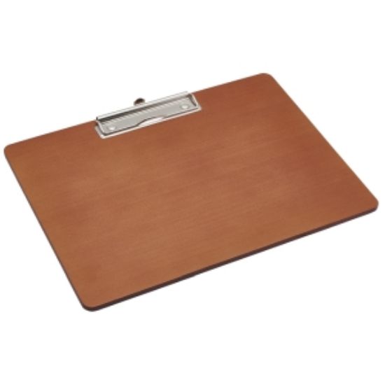 Genware Landscape Wooden Menu Clipboard A4