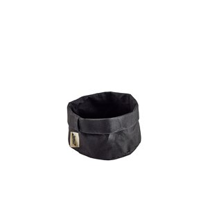 Black Washable Paper Bag 13 Dia X 10cm (H)