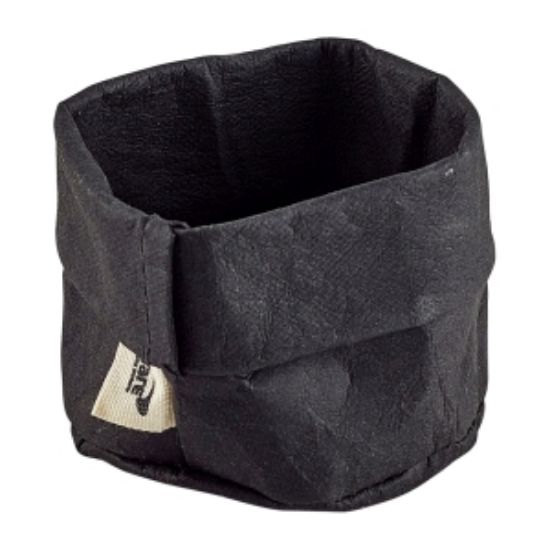 Black Washable Paper Bag 7 Dia X 6cm (H)