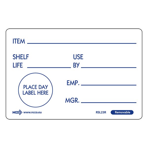SHELF LIFE LABEL 50X75mm (500)