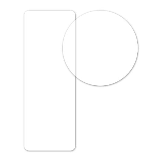 Date Code Geni 2" X 6" Clear Blank Permanent Labels (2 X 165)