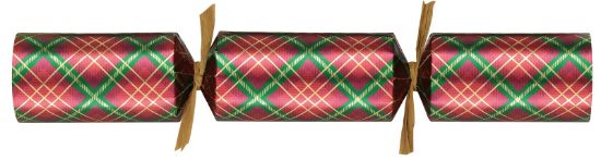 2024 Classic Tartan 11" Christmas Cracker Recyclable (50)