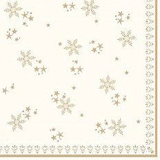 CREAM AND COLDPRINT 2PLY NAPKIN 33X33CM (1000)
