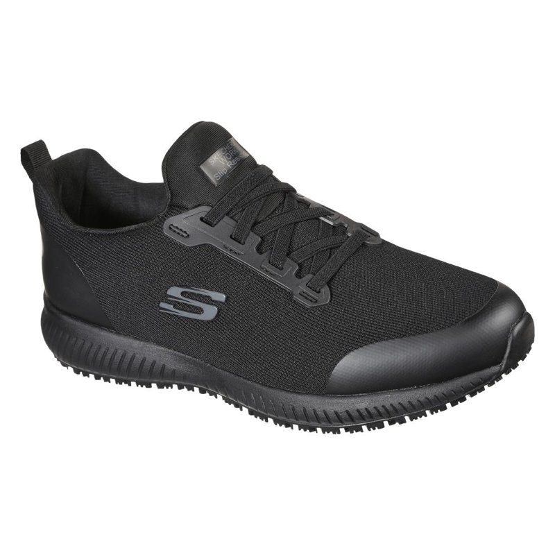 BB674-43 - SKECHERS SLIP RESISTANT SQUAD MYTON TRAINER SIZE 12