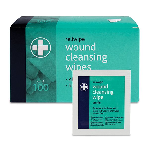 CM0805R SALINE CLEANSING WIPES (100)