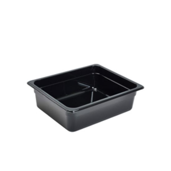1/2 -Polycarbonate GN Pan 100mm Black