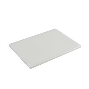 GENWARE WHITE HIGH DENSITY CHOPPING BOARD 18 X 12 X 0.5"" *P