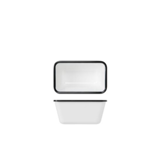 Black/White Melamine Athens GN1/9 Deep Dish 17.6 X 10.8 X 8cm