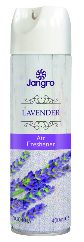 JANRO AIR FRESHENER AEROSOL LAVENDER 400ML **LQ** *S