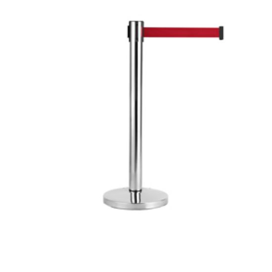 Genware Barrier Post - Retractable Red Belt (2)