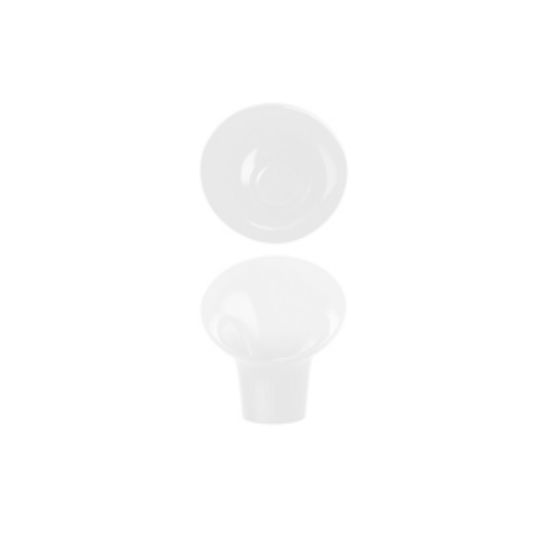 Opulence White Melamine Boston Funnel Bowl 14 X 13 X 15.5cm (8)