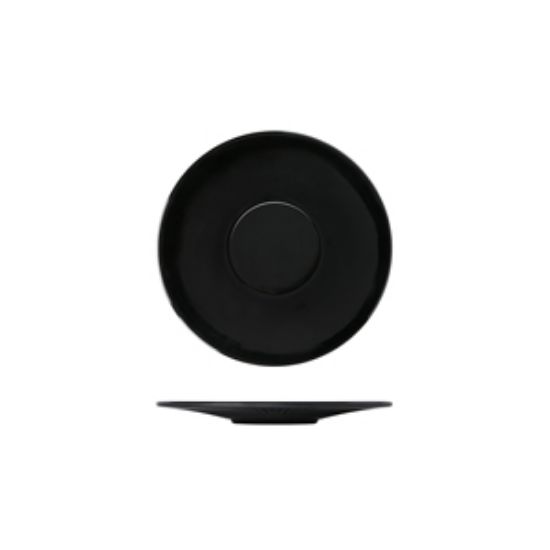 Midnight Black Boston Melamine Plate 23cm (10)