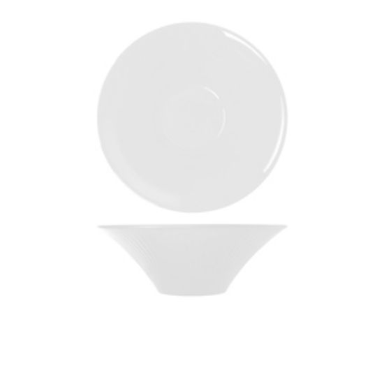 Opulence White Boston Melamine Bowl 25.5 X 9cm (6)