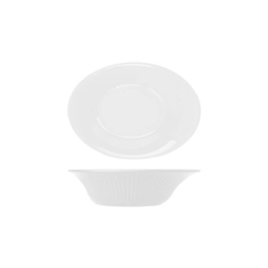 Opulence White Boston Melamine Oval Bowl 25.5 X 19 X 6.7cm (6)