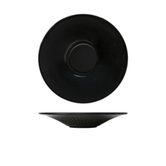 Midnight Black Boston Melamine Coupe Bowl 28 X 4.7cm (8)