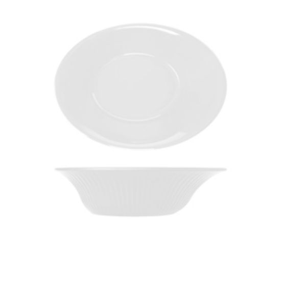 Opulence White Boston Melamine Oval Bowl 30.5 X 22.5 X 8cm (8)