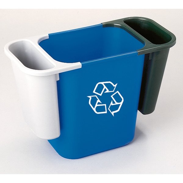 RUBBERMAID WASTE BASKET FOR DESKSIDE BIN - GREY - Discontinued S*