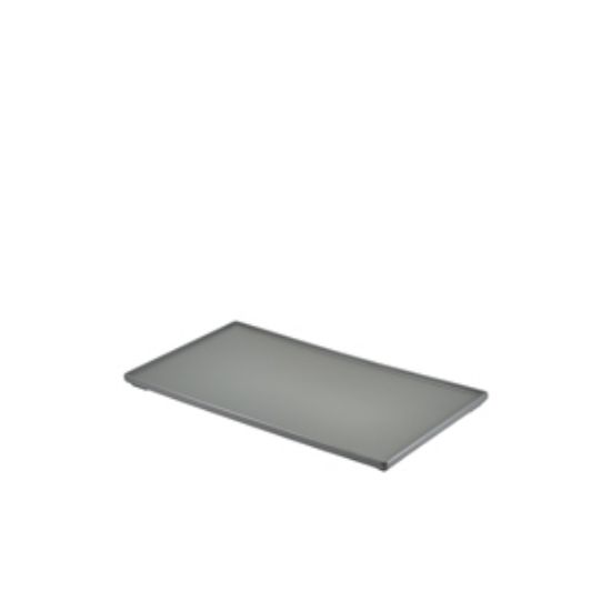 Genware Matt Grey Melamine Buffet Box Lid GN1/3