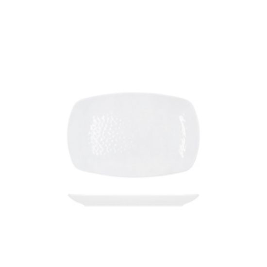 White Osaka Melamine Oblong Plate 23.5 X 15cm (12)