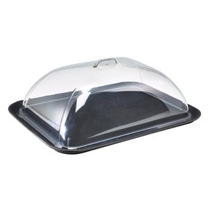 GENWARE POLYCARBONATE RECTANGULAR 15 X 20"" TRAY COVER *S