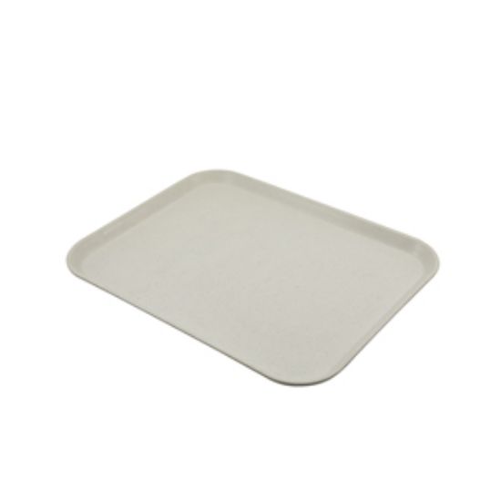 Polyester Tray Light Grey 46 X 36cm
