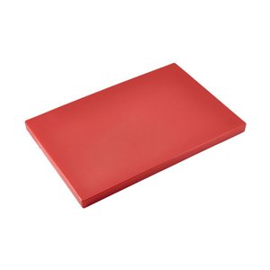 GENWARE RED LOW DENSITY CHOPPING BOARD 18 X 12 X 1"" *P
