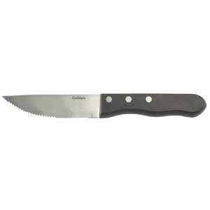 Jumbo Black Pakka Wood Steak Knife (Dozen) *s