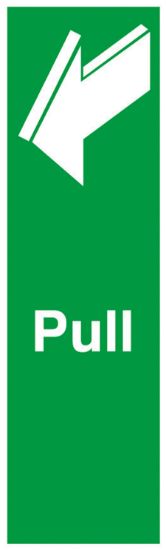 Pull Door Sign 150x50 S/A