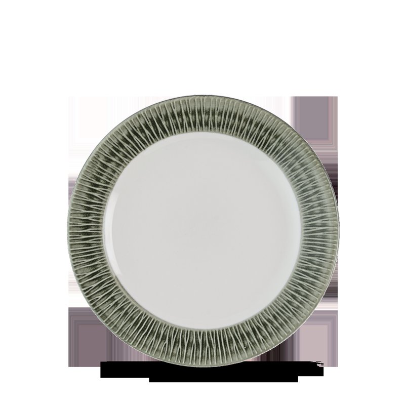 Bamboo Ceramic Spinwash Alpine Plate 6 5/8" / 17cm (Case of 12)