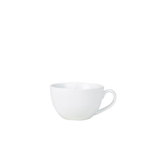 GENWARE PORCELAIN BOWL SHAPED CUP 17.5CL/6OZ (6)