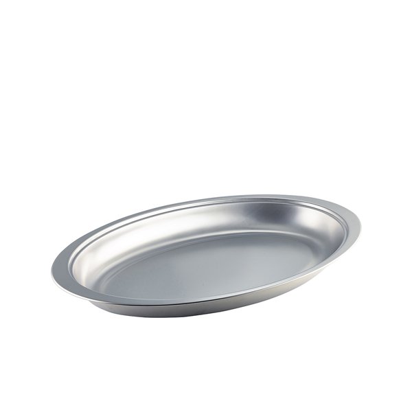 GENWARE STAINLESS STEEL OVAL BANQUETING DISH 50CM/20""