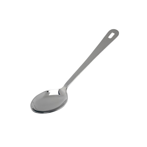 S/ST.SERVING SPOON 16"" WITH HANGING HOLE