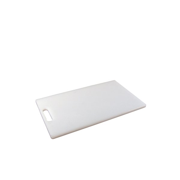 GENWARE WHITE LOW DENSITY CHOPPING BOARD 10 X 6 X 0.5""