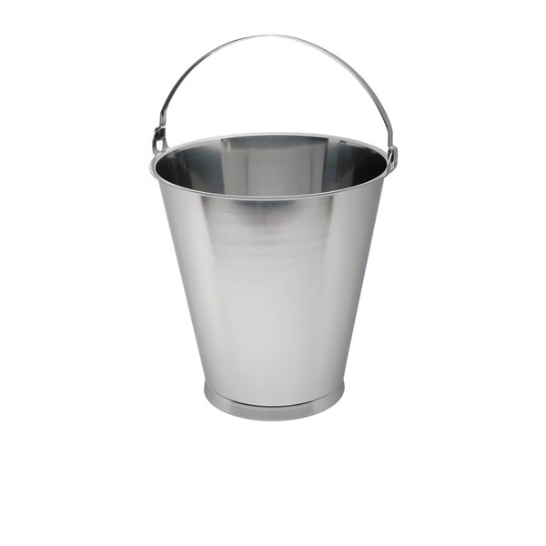 SWEDISH S/ST.SKIRTED BUCKET 15L GRADUATE