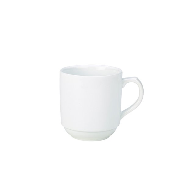 GENWARE PORCELAIN STACKING MUG 30CL/10OZ (6)