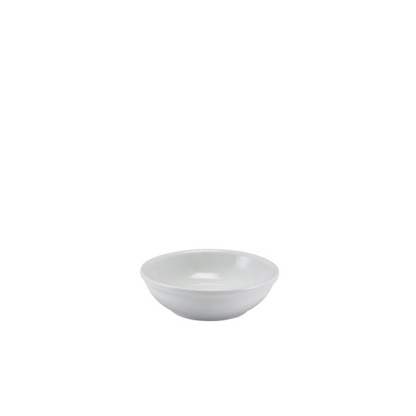 GENWARE PORCELAIN BUTTER/DIP DISH 7.8CM/3 (12)