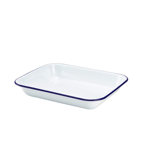 ENAMEL BAKING TRAY 31 X 25 X 5CM