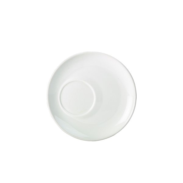 GENWARE PORCELAIN OFFSET SAUCER 17CM/6.75 (6)