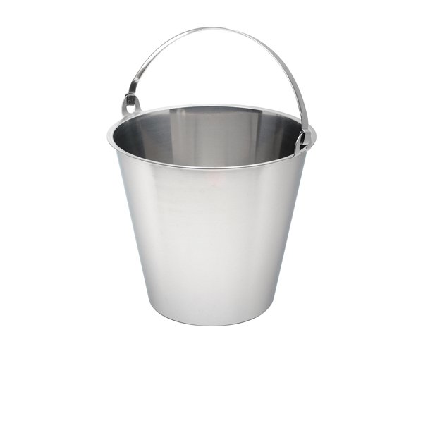 SWEDISH S/ST. BUCKET 15 LITRE GRADUATED
