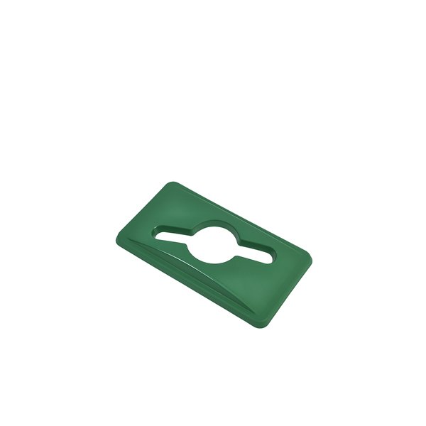 GREEN GLASS LID FOR SLIM RECYCLING BIN