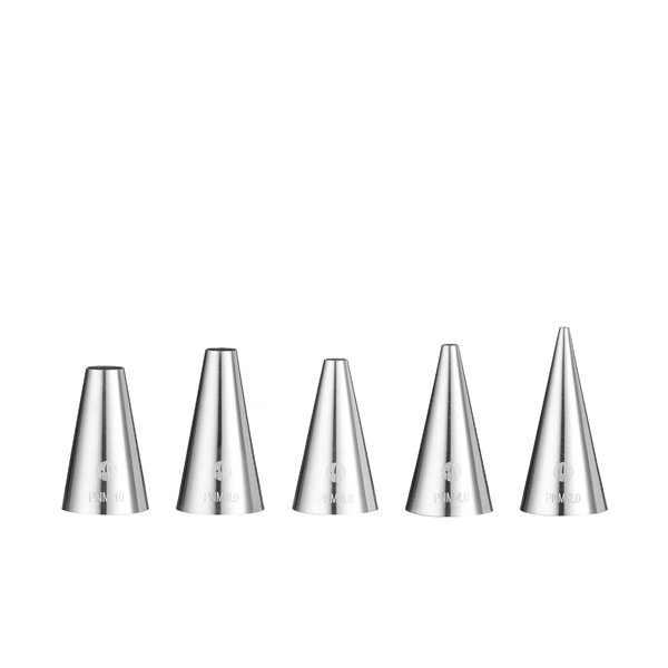 ICING TIPS 5 PIECE SET - SMOOTH