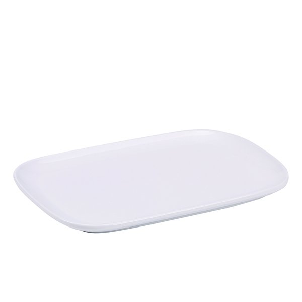 GENWARE PORCELAIN ELLIPSE RECTANGULAR PLATE 28 X 19.8CM/11 X 7.75 (6)