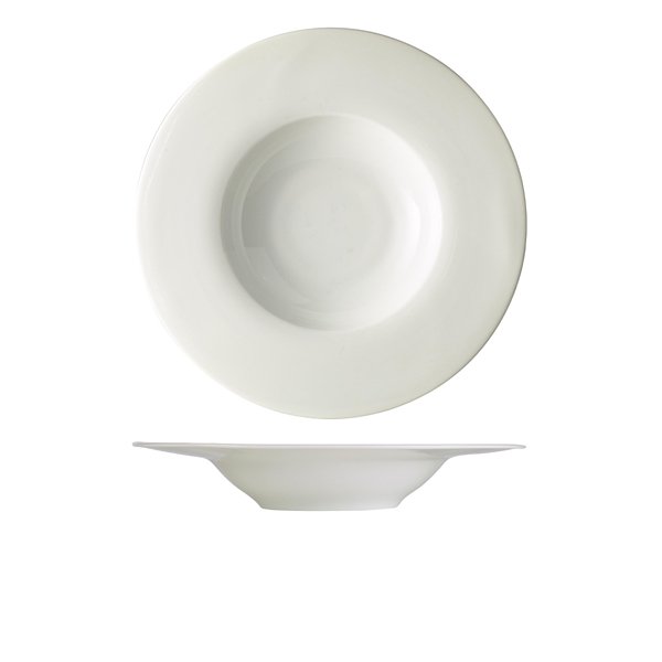 GENWARE PORCELAIN WIDE RIM PASTA PLATE 30CM/12 (6)