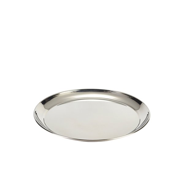 S/ST. ROUND TRAY 16""