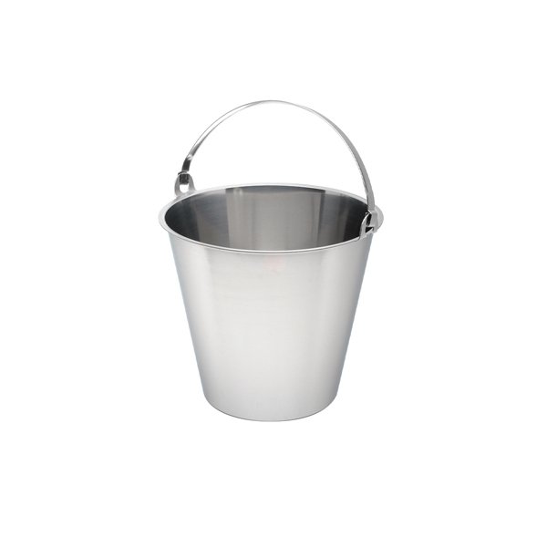 SWEDISH S/ST. BUCKET 10 LITRE GRADUATED