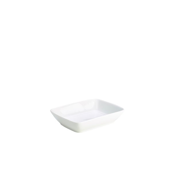 GENWARE PORCELAIN RECTANGULAR DISH 13 X 9.5CM/5 X 3.75 (6)