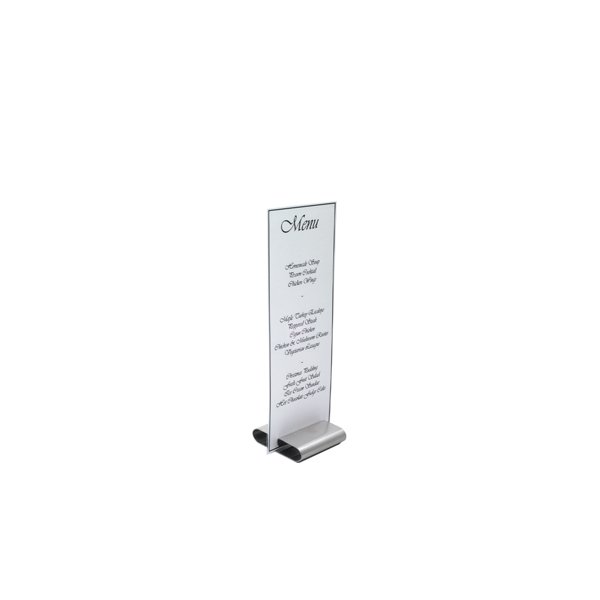 GENWARE STAINLESS STEEL MENU STAND