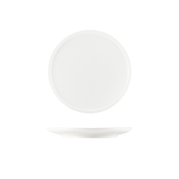 GENWARE PORCELAIN FLAT RIM PLATE 18CM 7" (6)