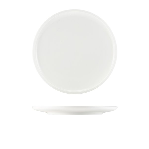 GENWARE PORCELAIN FLAT RIM PLATE 26CM 10" (4)